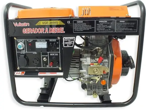 Vulcan VGE3600D 269cc 7HP 3.6 KVA 3600w